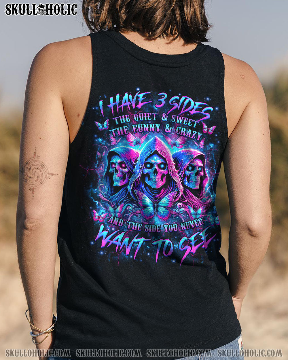 I HAVE 3 SIDES 3 SKULLS ALL OVER PRINT – YHHG0805244