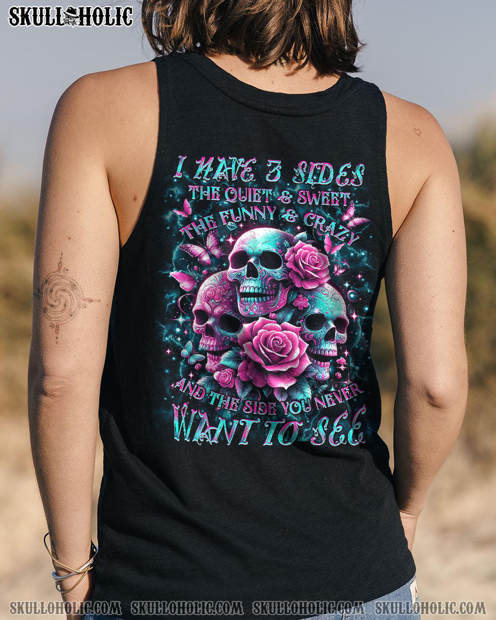 I HAVE 3 SIDES 3 SKULLS ALL OVER PRINT – YHKD0705244