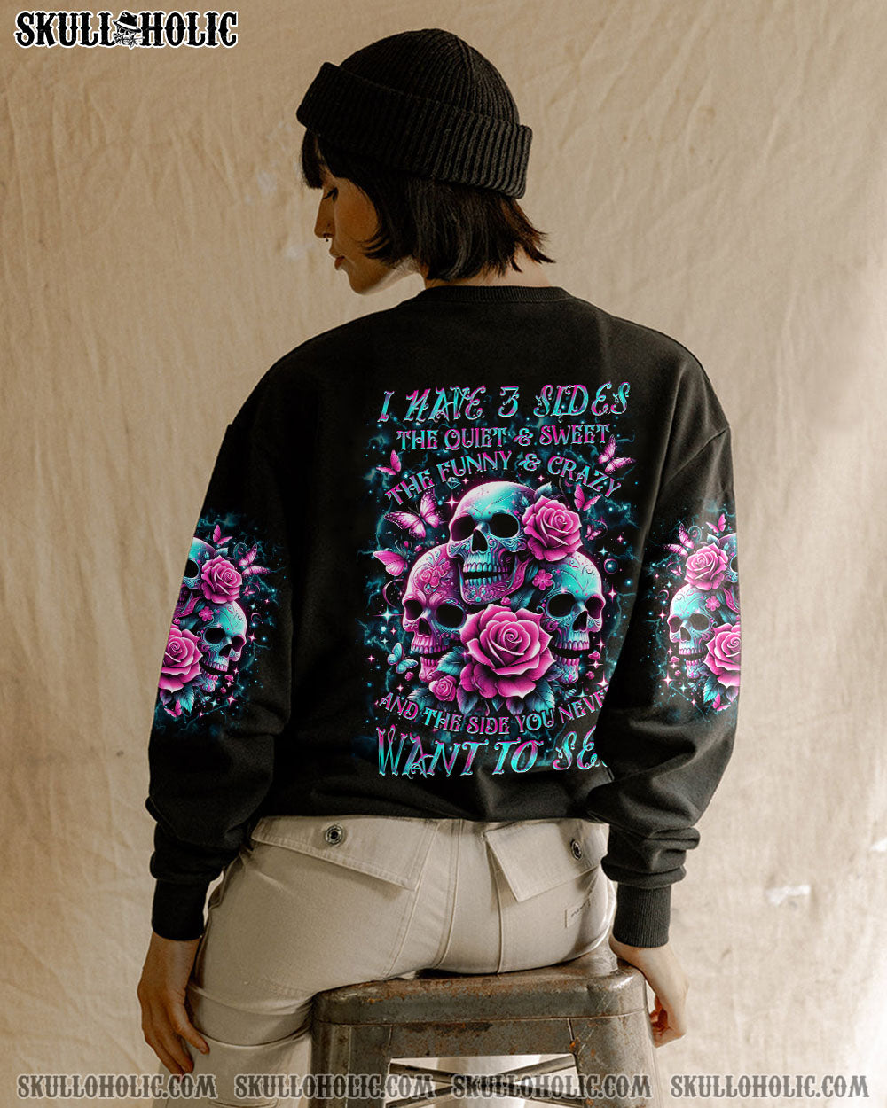 I HAVE 3 SIDES 3 SKULLS ALL OVER PRINT – YHKD0705244