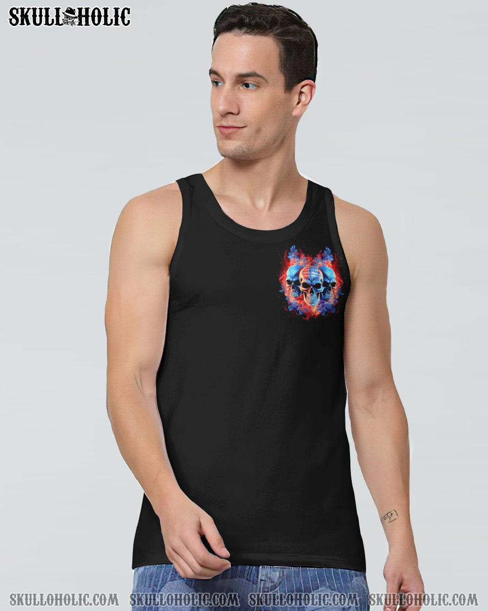 I HAVE 3 SIDES 3 SKULLS FLAG ALL OVER PRINT – TLNT0906234