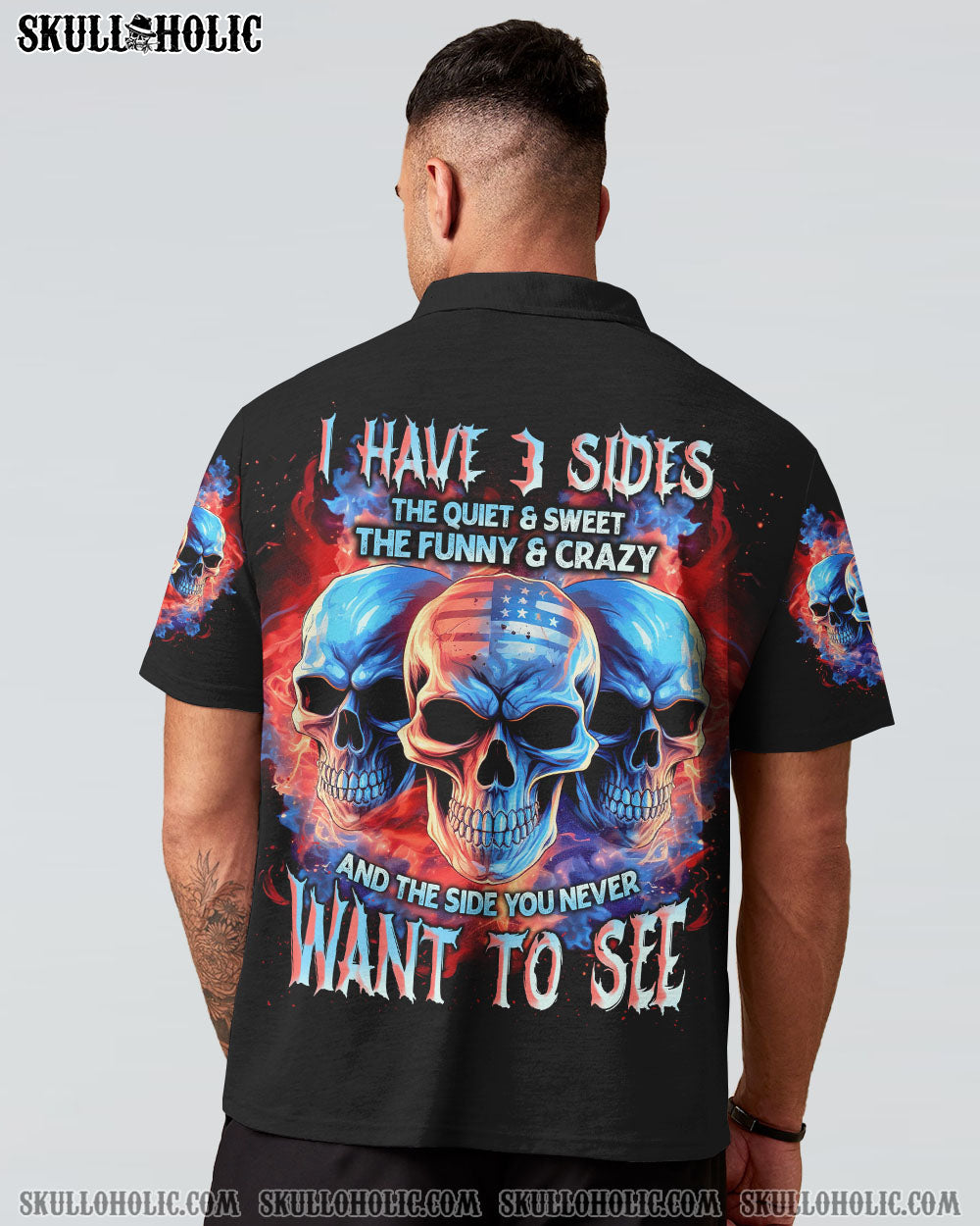 I HAVE 3 SIDES 3 SKULLS FLAG ALL OVER PRINT – TLNT0906234