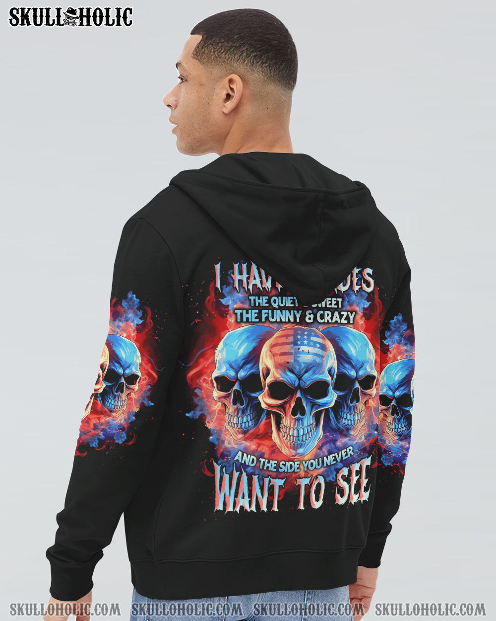 I HAVE 3 SIDES 3 SKULLS FLAG ALL OVER PRINT – TLNT0906234