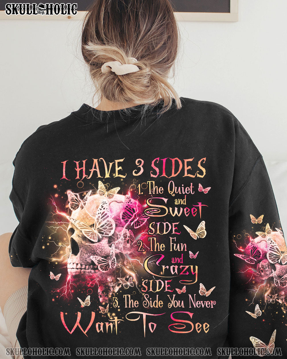 I HAVE 3 SIDES BUTTERFLY SKULL ALL OVER PRINT – TLNO1712221