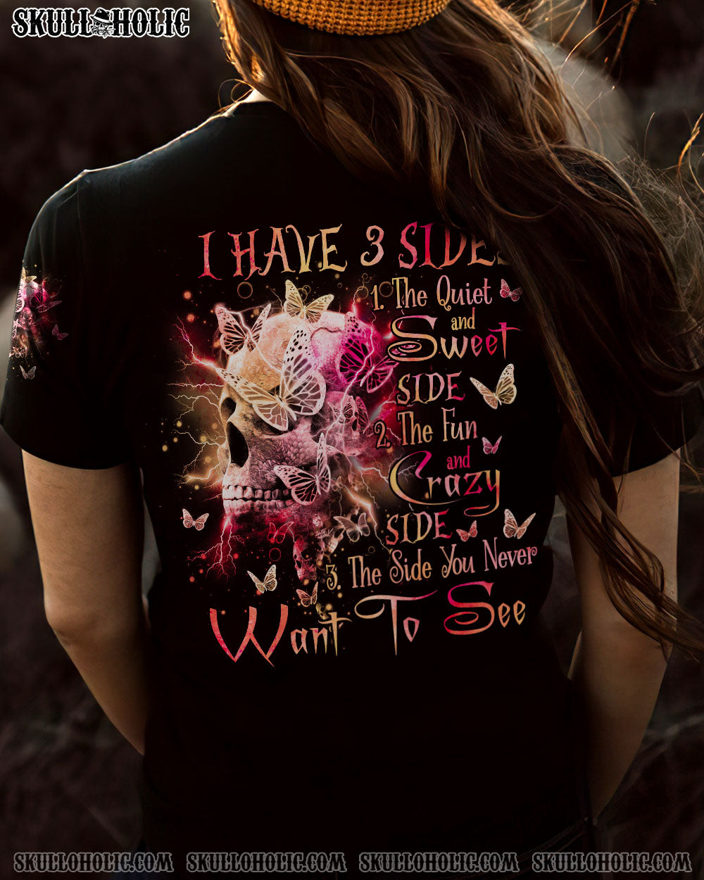 I HAVE 3 SIDES BUTTERFLY SKULL ALL OVER PRINT – TLNO1712221