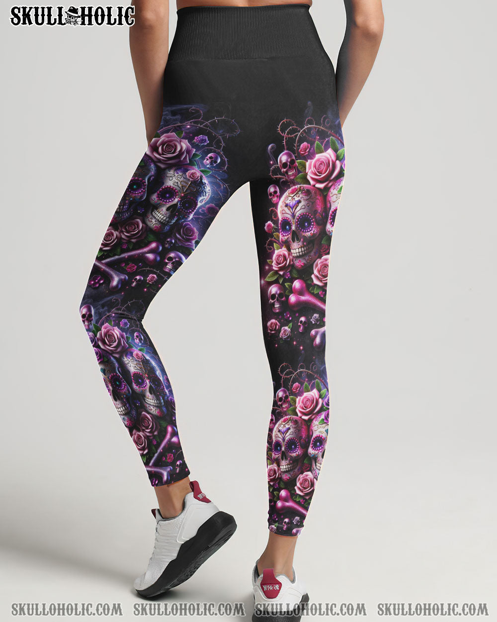 I HAVE 3 SIDES ROSE SUGAR SKULL ALL OVER PRINT – TLNZ0411233