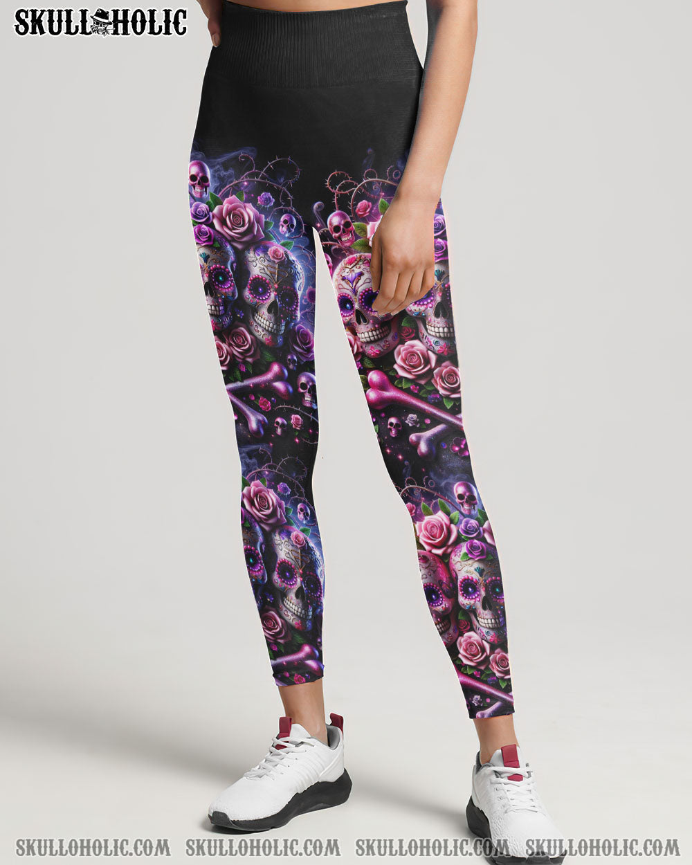 I HAVE 3 SIDES ROSE SUGAR SKULL ALL OVER PRINT – TLNZ0411233