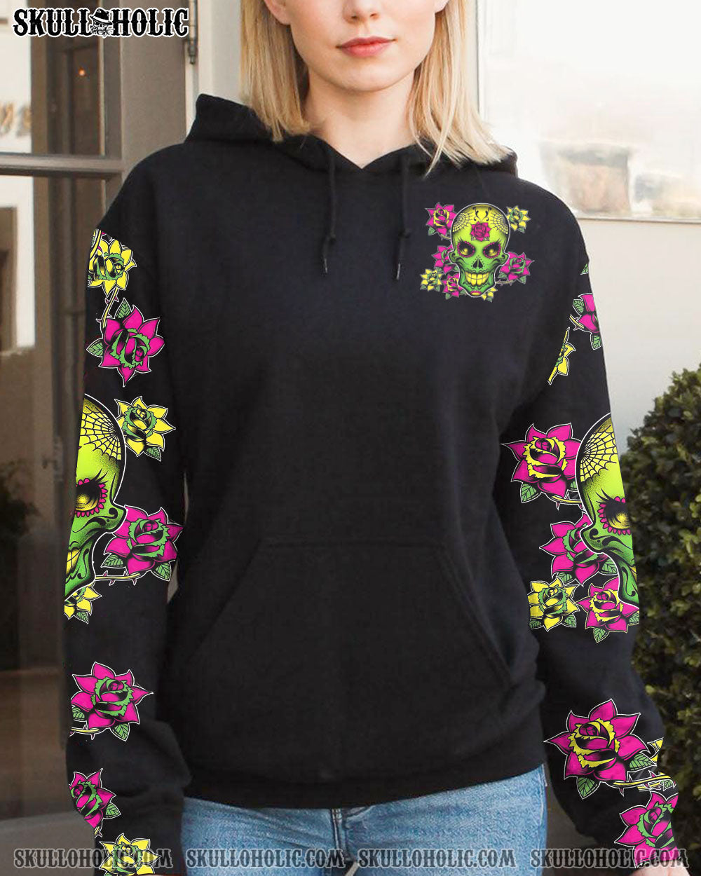 I HAVE 3 SIDES SUGAR SKULL ROSE ALL OVER PRINT – TLTW1712221
