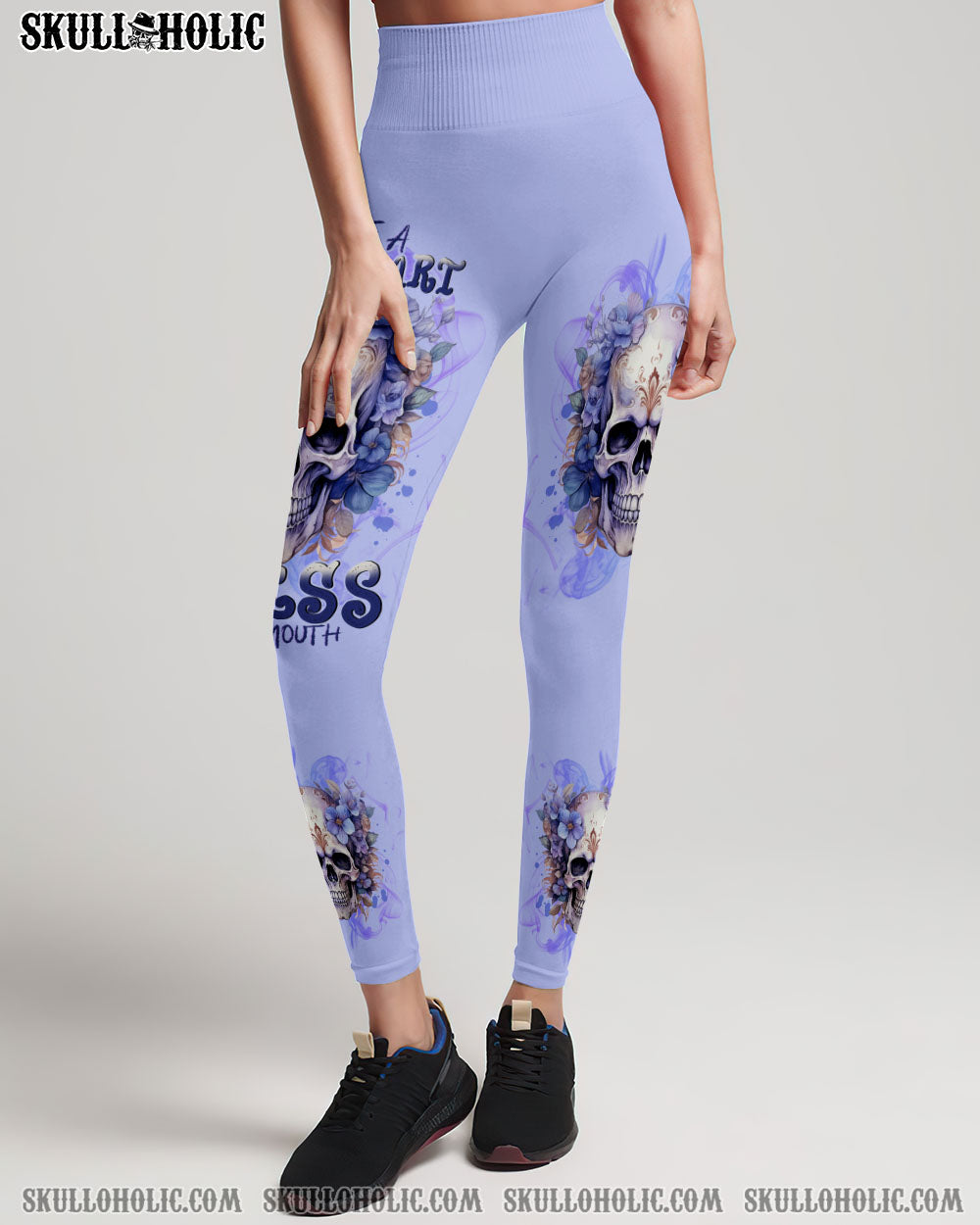 I HAVE A GOOD HEART SKULL FLORAL ALL OVER PRINT – TLNT2109234