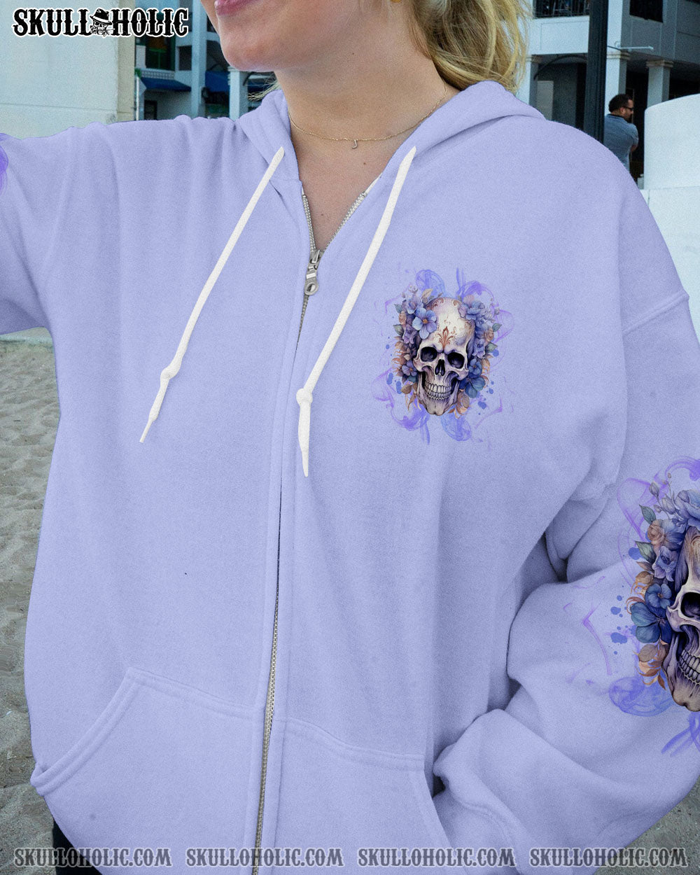 I HAVE A GOOD HEART SKULL FLORAL ALL OVER PRINT – TLNT2109234