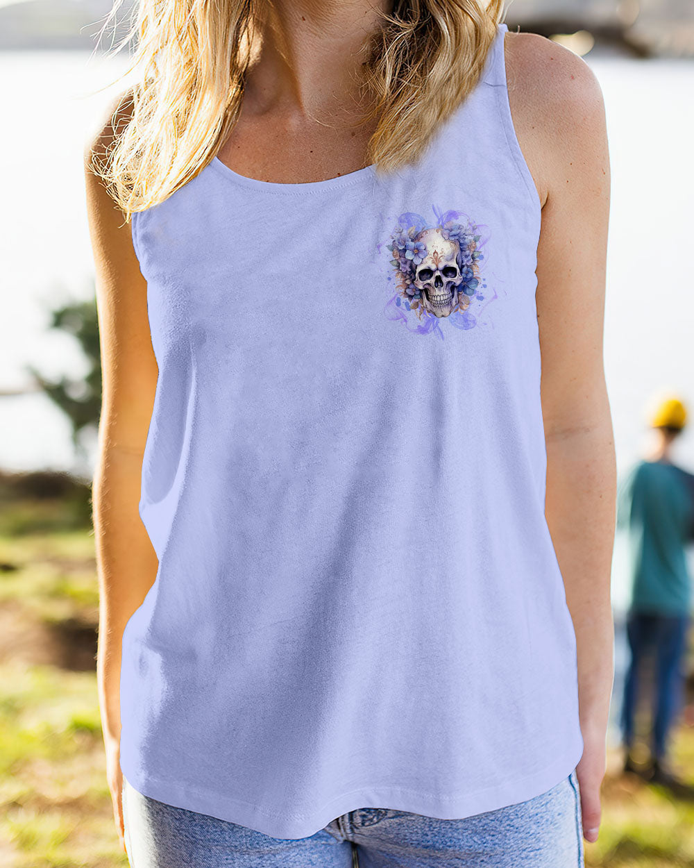 I HAVE A GOOD HEART SKULL FLORAL ALL OVER PRINT – TLNT2109234