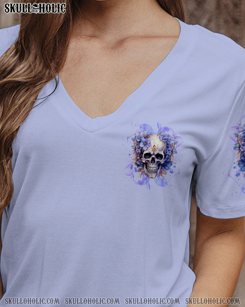 I HAVE A GOOD HEART SKULL FLORAL ALL OVER PRINT – TLNT2109234