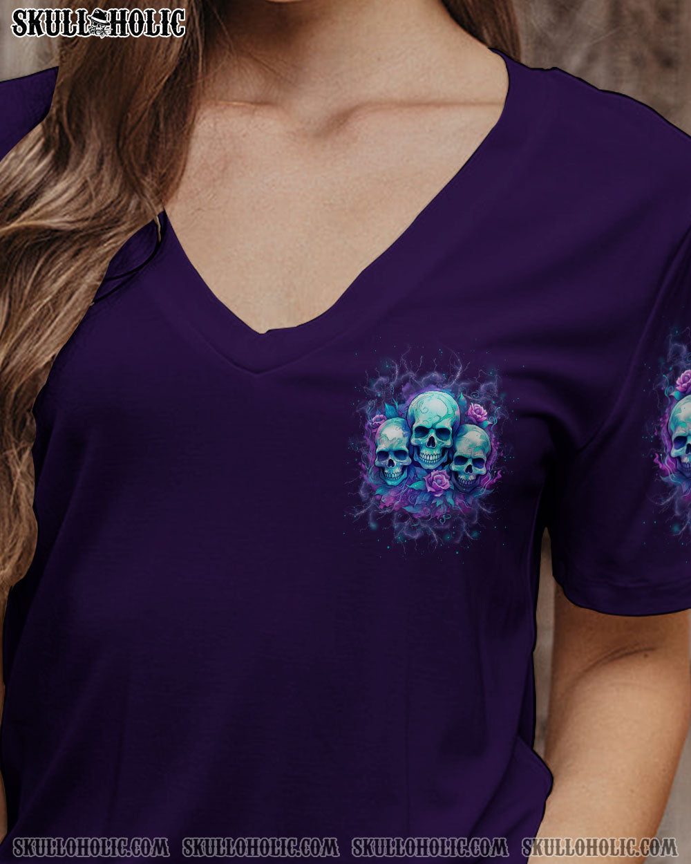 I HAVE THREE SIDES SKULL ALL OVER PRINT – YHLH1010231