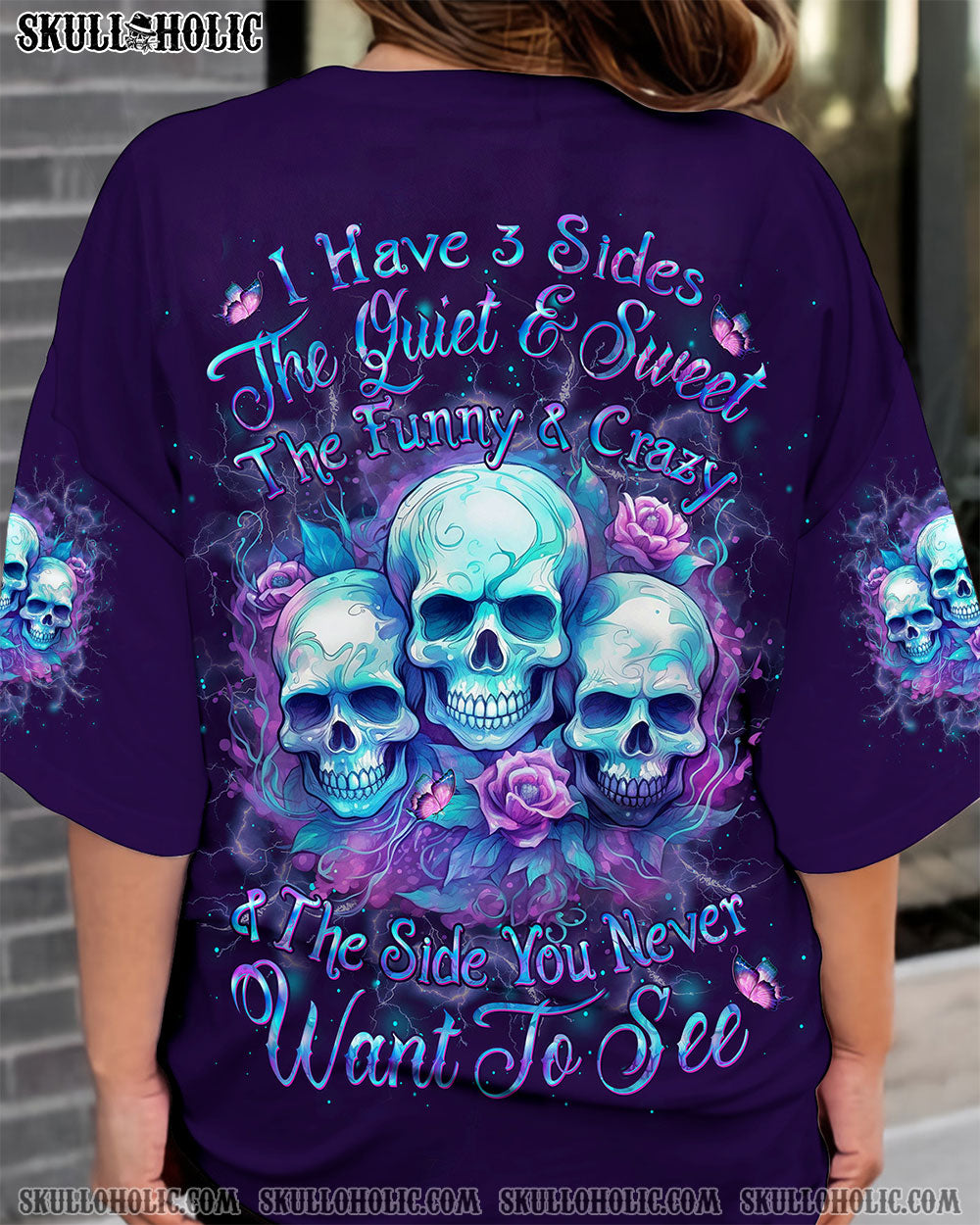 I HAVE THREE SIDES SKULL ALL OVER PRINT – YHLH1010231