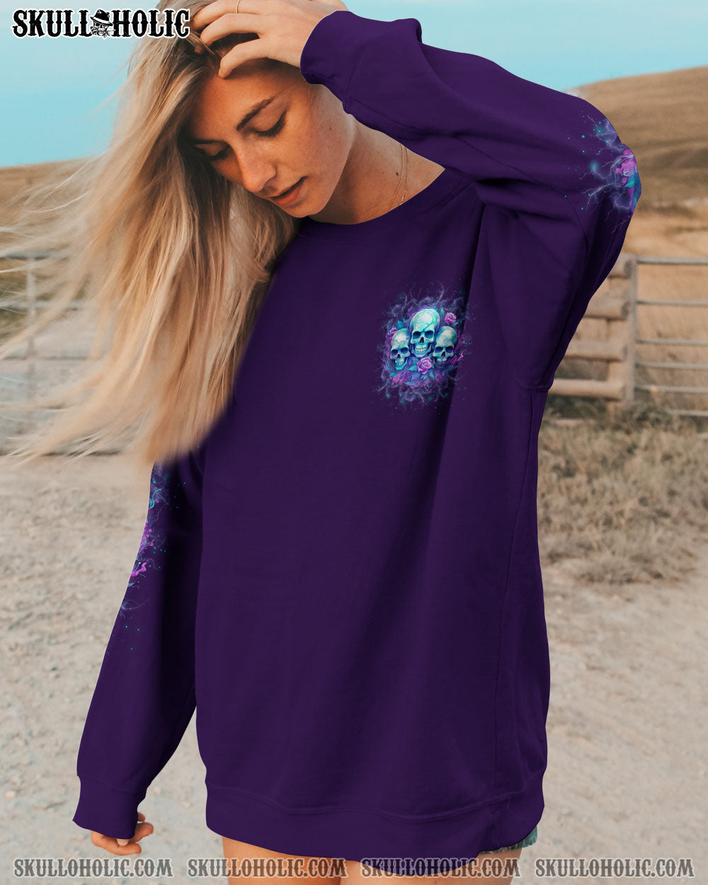 I HAVE THREE SIDES SKULL ALL OVER PRINT – YHLH1010231