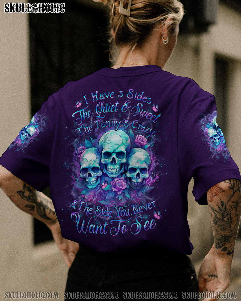 I HAVE THREE SIDES SKULL ALL OVER PRINT – YHLH1010231