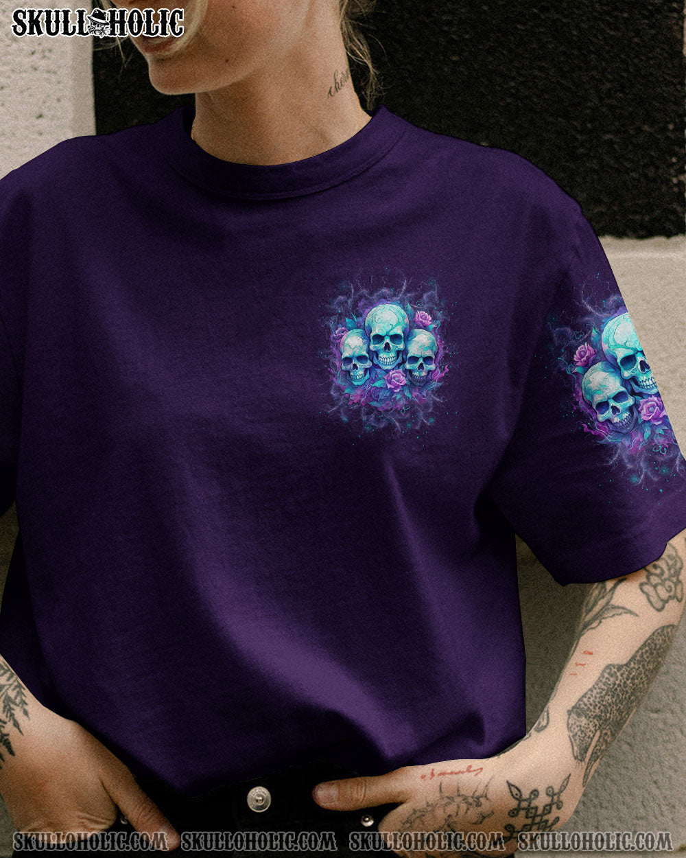 I HAVE THREE SIDES SKULL ALL OVER PRINT – YHLH1010231