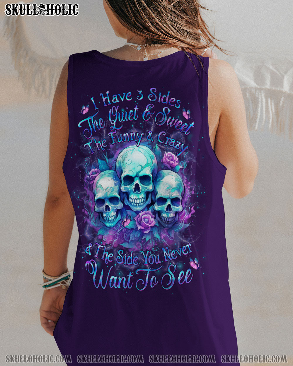 I HAVE THREE SIDES SKULL ALL OVER PRINT – YHLH1010231