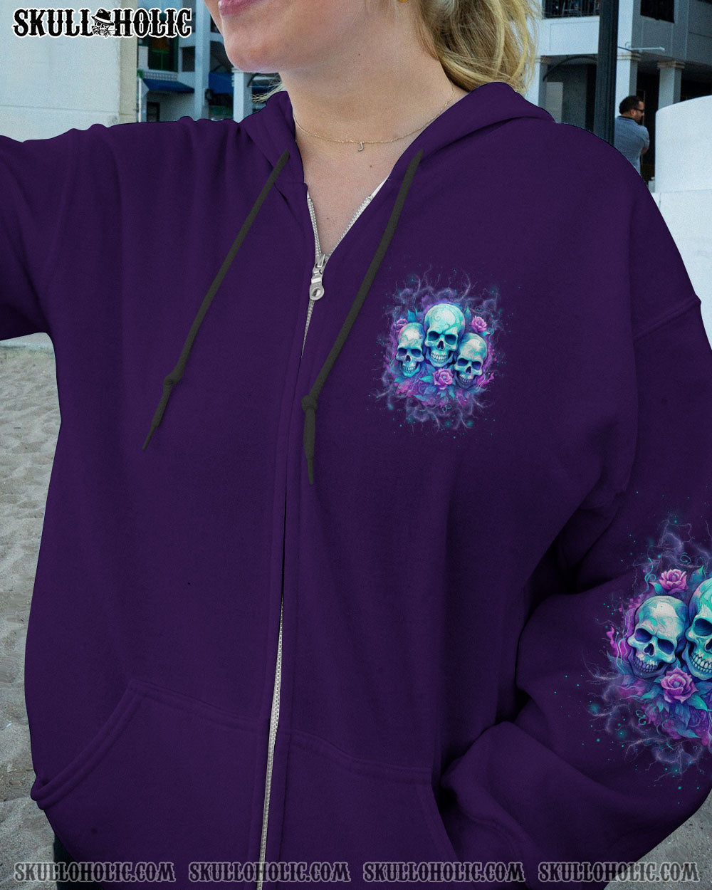 I HAVE THREE SIDES SKULL ALL OVER PRINT – YHLH1010231