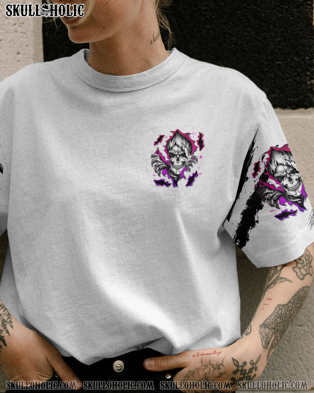 I HIDE A LOT MORE THAN I SHOW REAPER SCRATCH ALL OVER PRINT – TLTM0202231