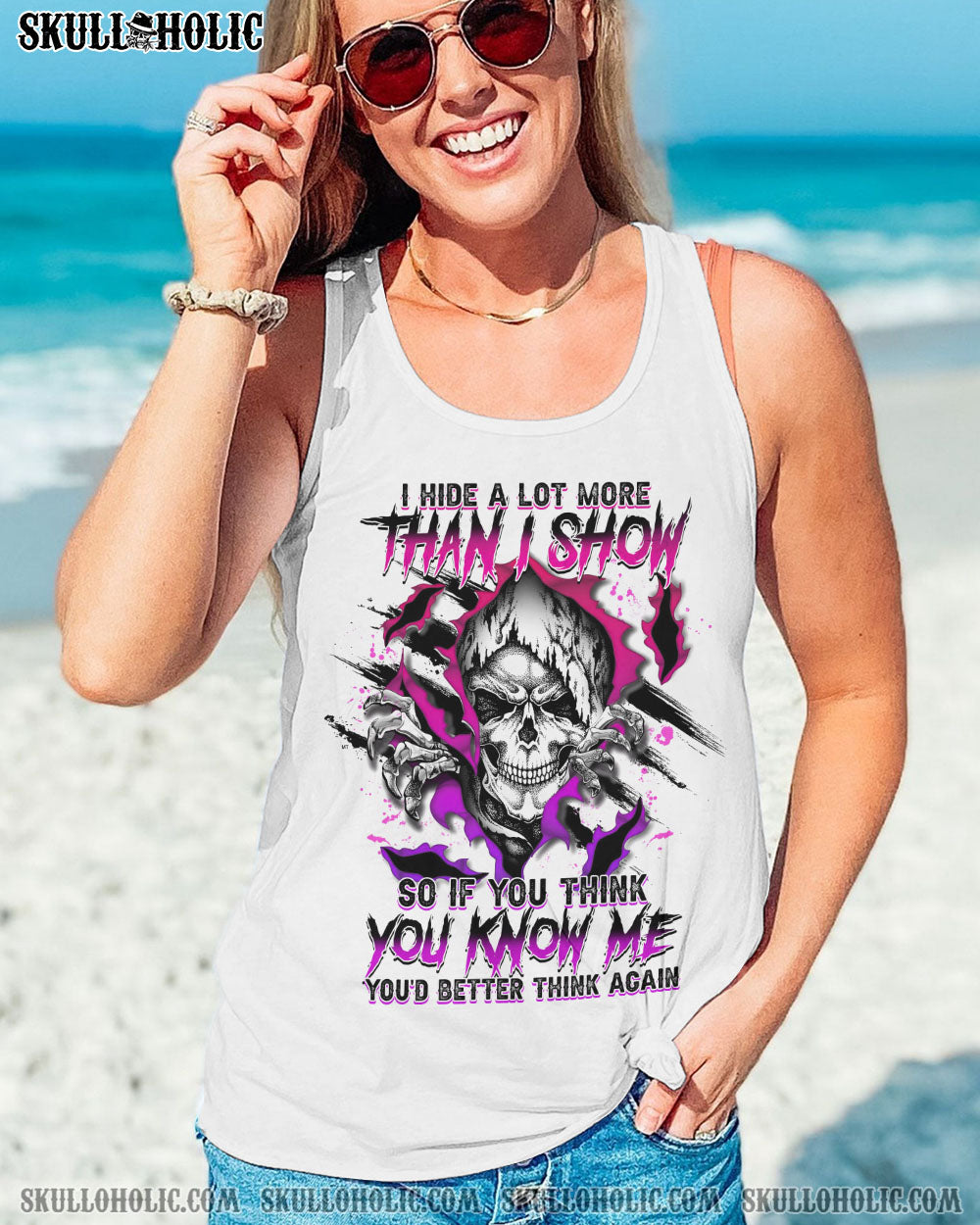 I HIDE A LOT MORE THAN I SHOW REAPER SCRATCH ALL OVER PRINT – TLTM0202231