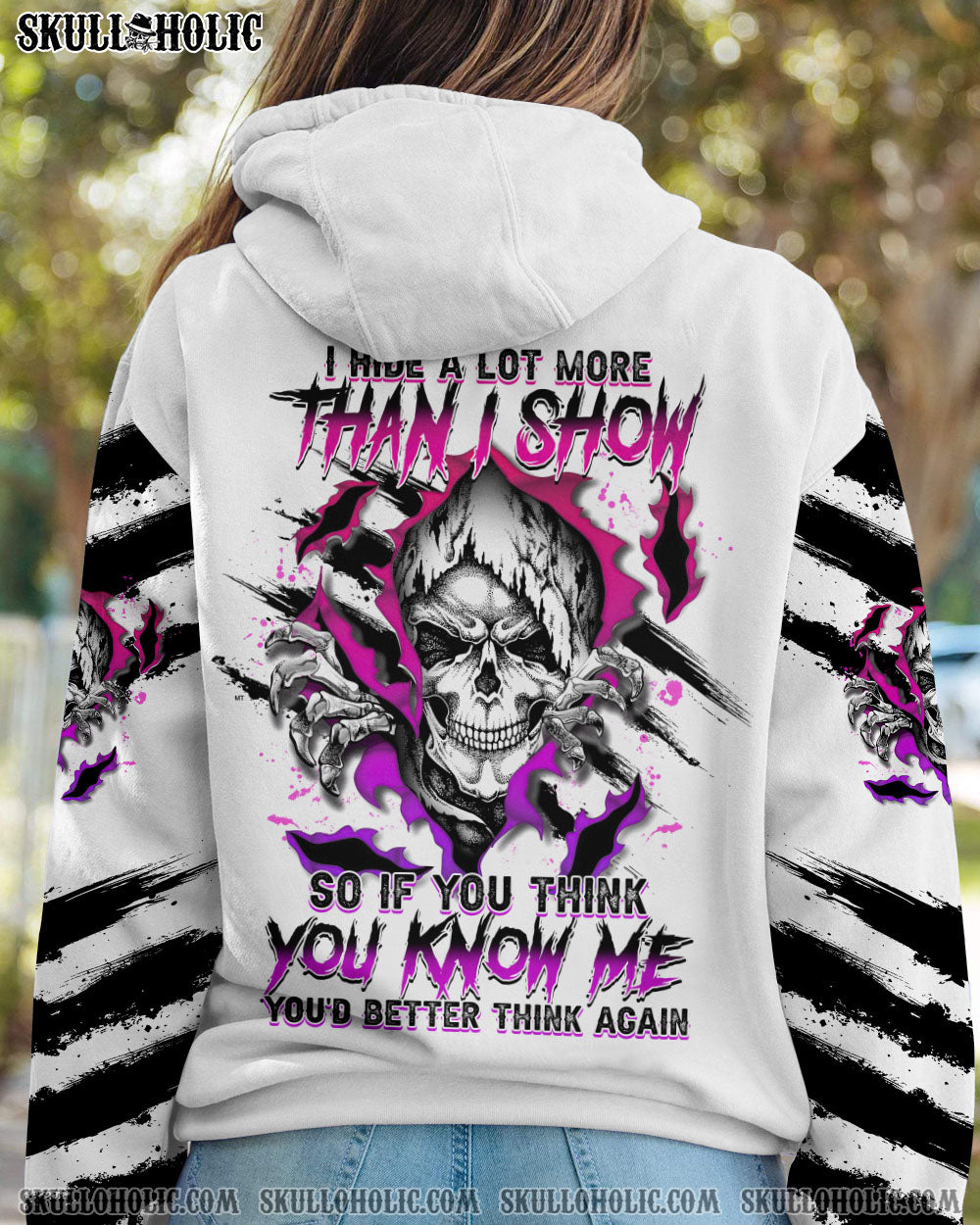I HIDE A LOT MORE THAN I SHOW REAPER SCRATCH ALL OVER PRINT – TLTM0202231