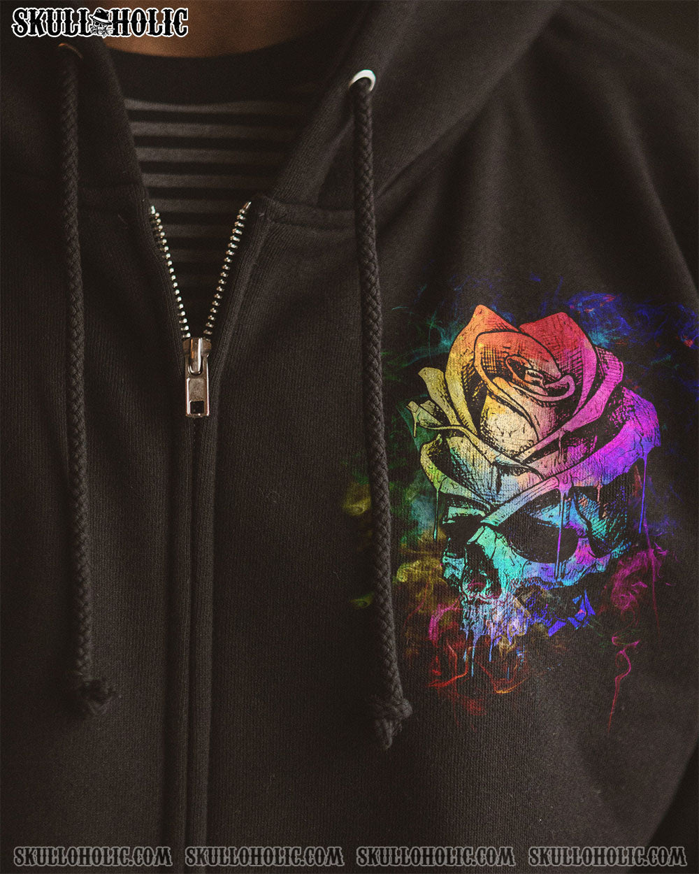 I HOLD A BEAST AN ANGEL SKETCH ROSE SKULL ALL OVER PRINT – TLTW0603233