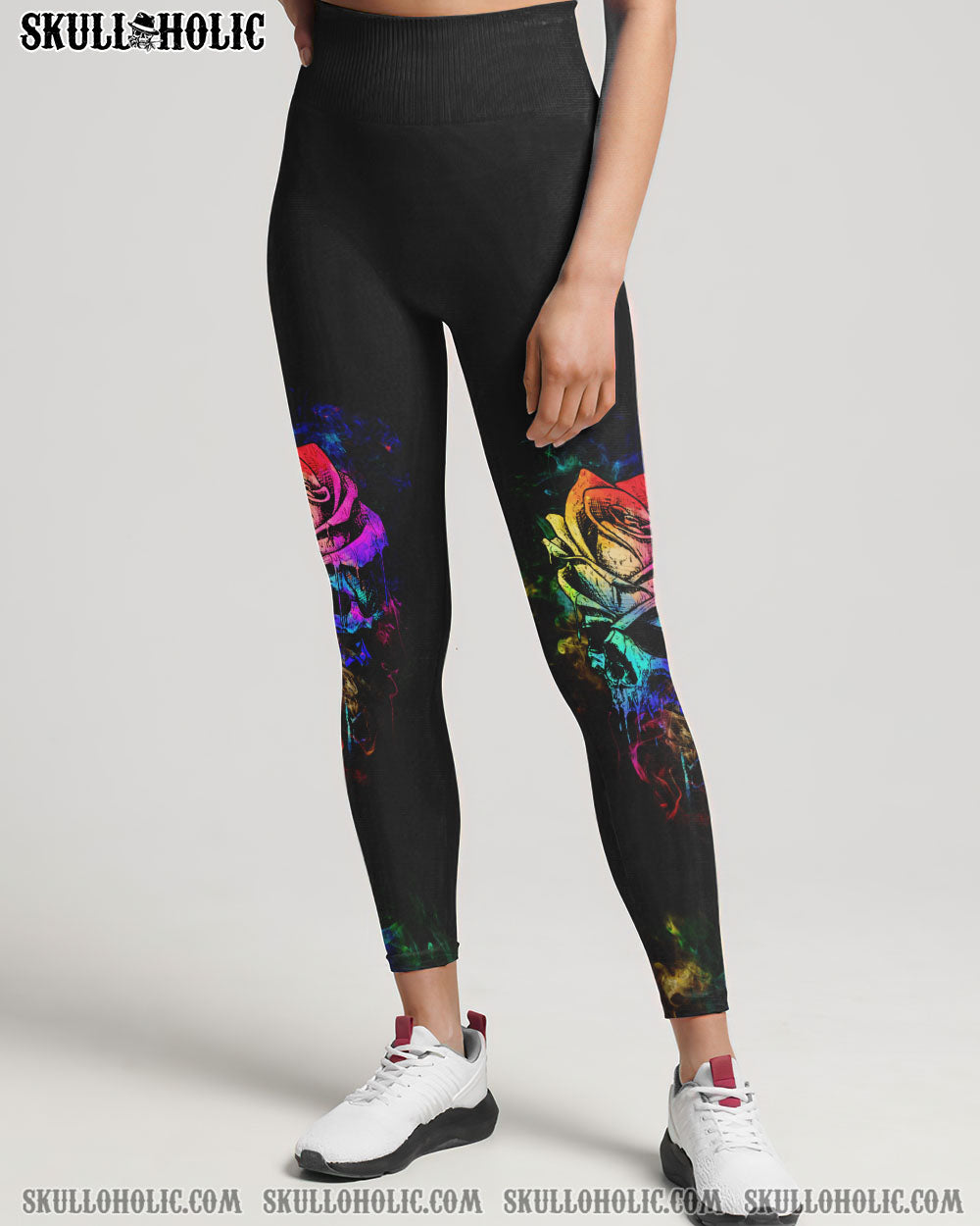 I HOLD A BEAST AN ANGEL SKETCH ROSE SKULL ALL OVER PRINT – TLTW0603233