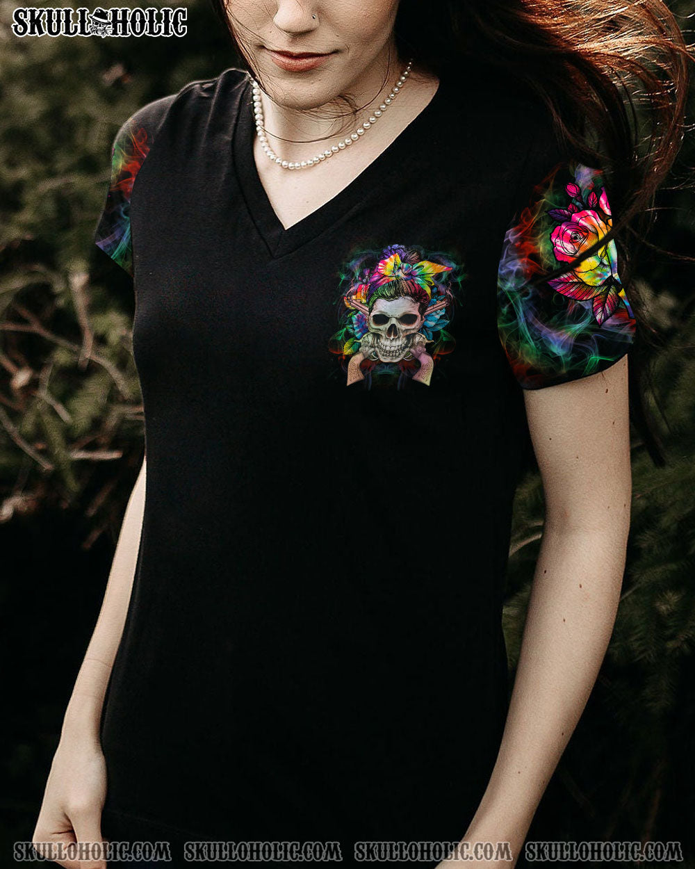 I KNOW HOW TO LOAD TIE DYE SKULL ALL OVER PRINT – YHHG0203233