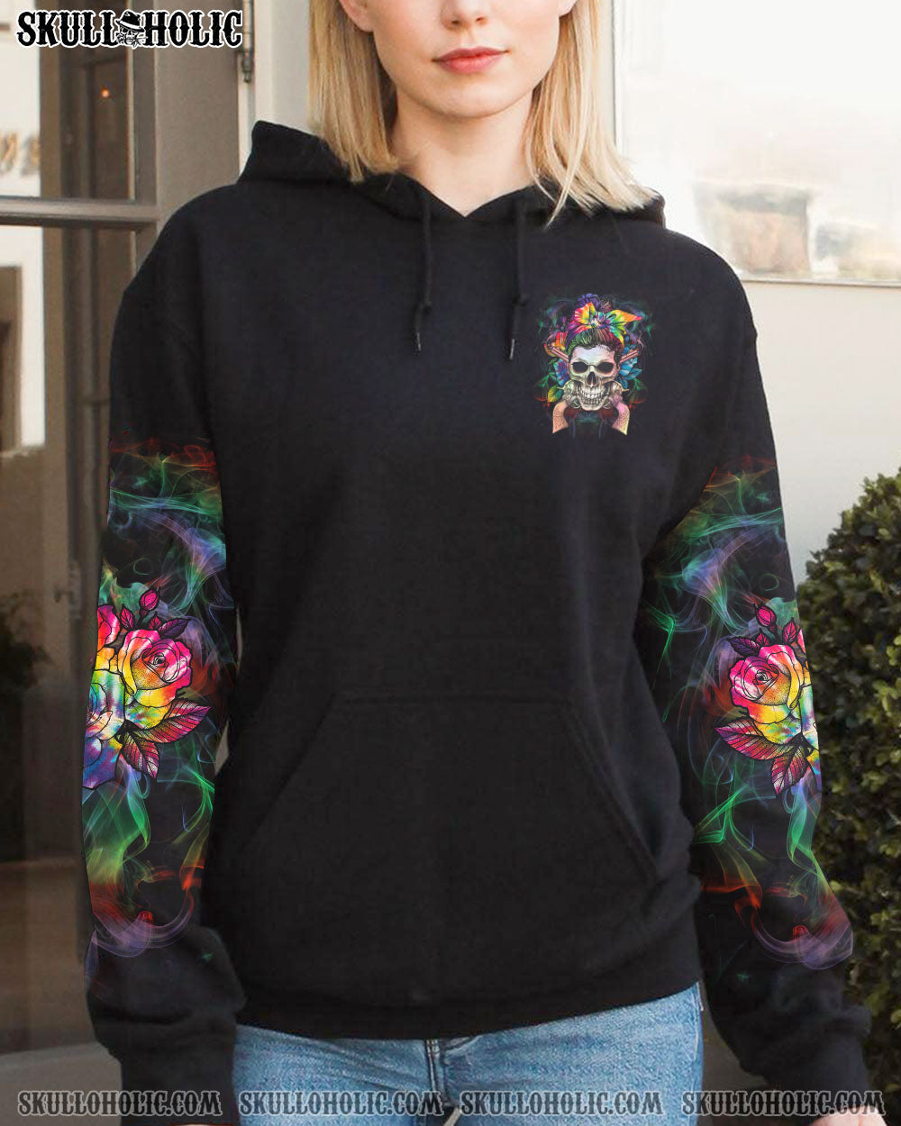 I KNOW HOW TO LOAD TIE DYE SKULL ALL OVER PRINT – YHHG0203233