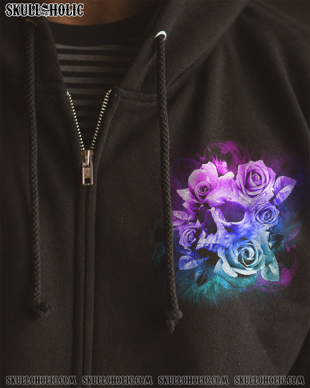 I LOVE BEING ME SKULL FLOWER ALL OVER PRINT – YHLN1301232