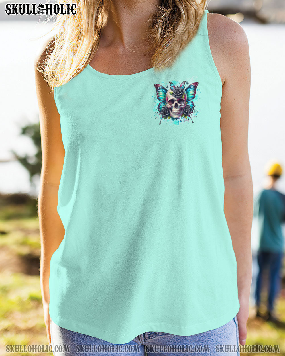 I MAY NOT BE THE GIRL EVERYONE WANTS SKULL BUTTERFLY ALL OVER PRINT – TLTR2606242