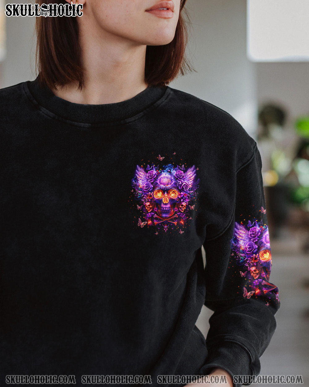 I MAY NOT BE THE GIRL EVERYONE WANTS SKULL WINGS ALL OVER PRINT – TLTW1504241