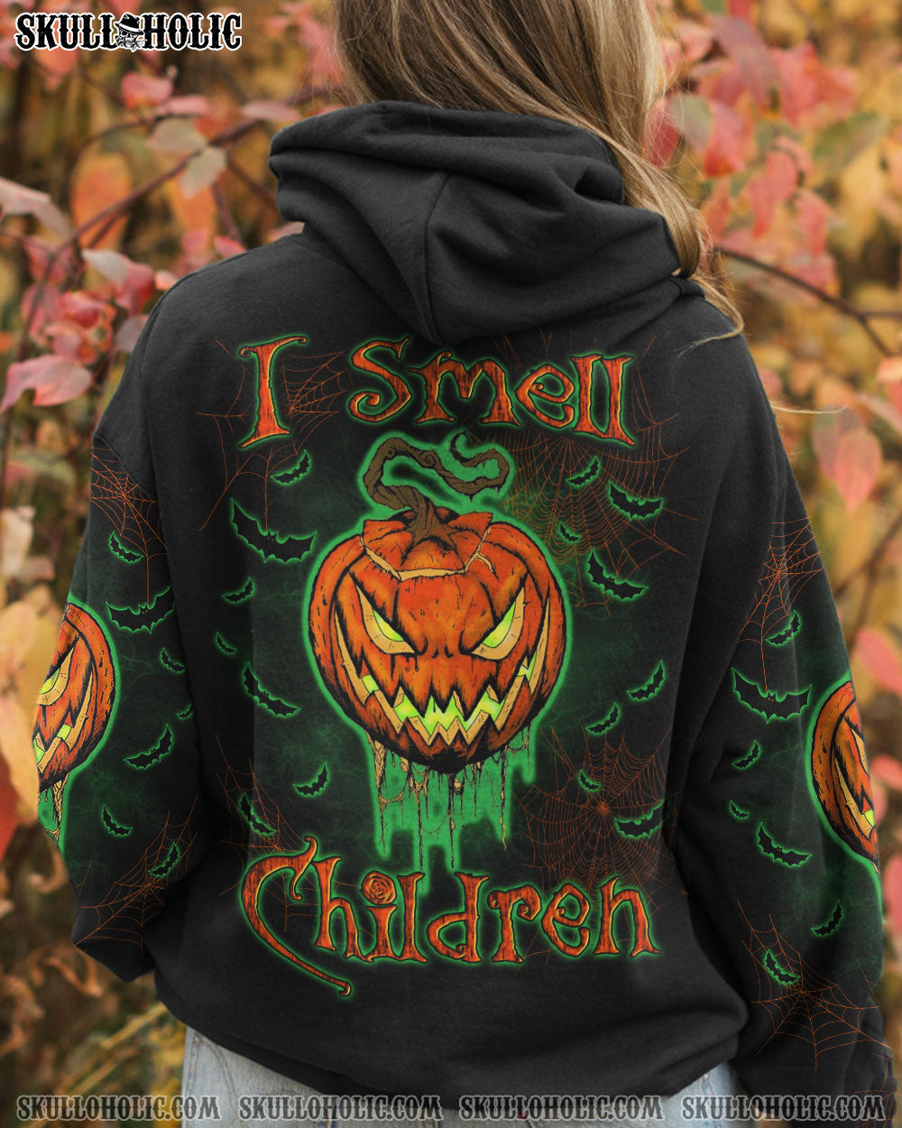 I SMELL CHILDREN SKULL PUMPKIN HALLOWEEN ALL OVER PRINT – YHLN1108233