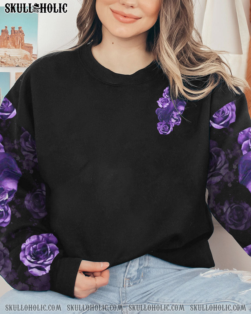I TRY TO AVOID DRAMA PURPLE ROSE REAPER ALL OVER PRINT – TLTR0202233