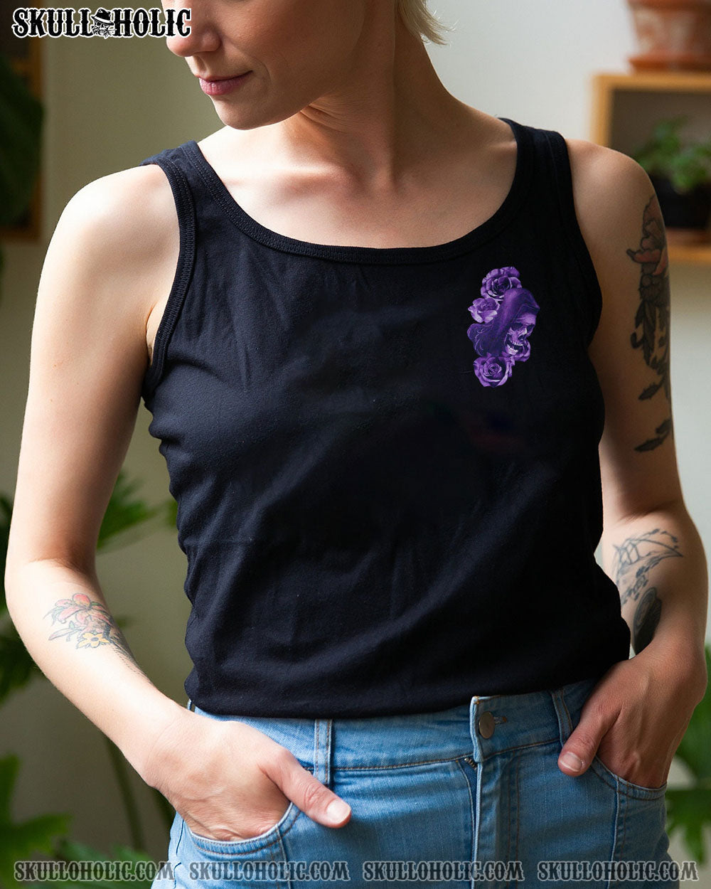 I TRY TO AVOID DRAMA PURPLE ROSE REAPER ALL OVER PRINT – TLTR0202233