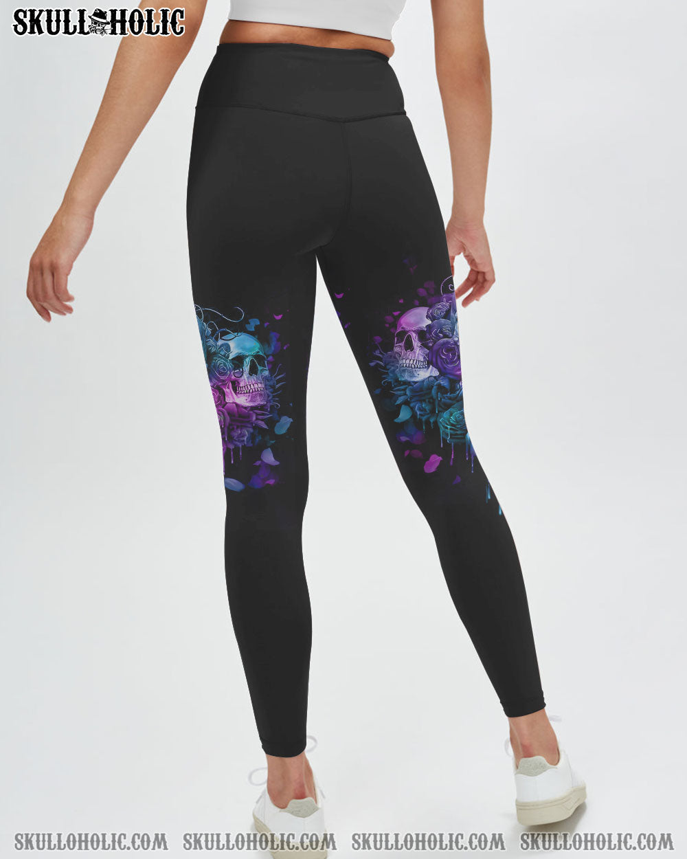 I TRY TO AVOID DRAMA PURPLE ROSE SKULLS OVER PRINT – TLNZ0602234