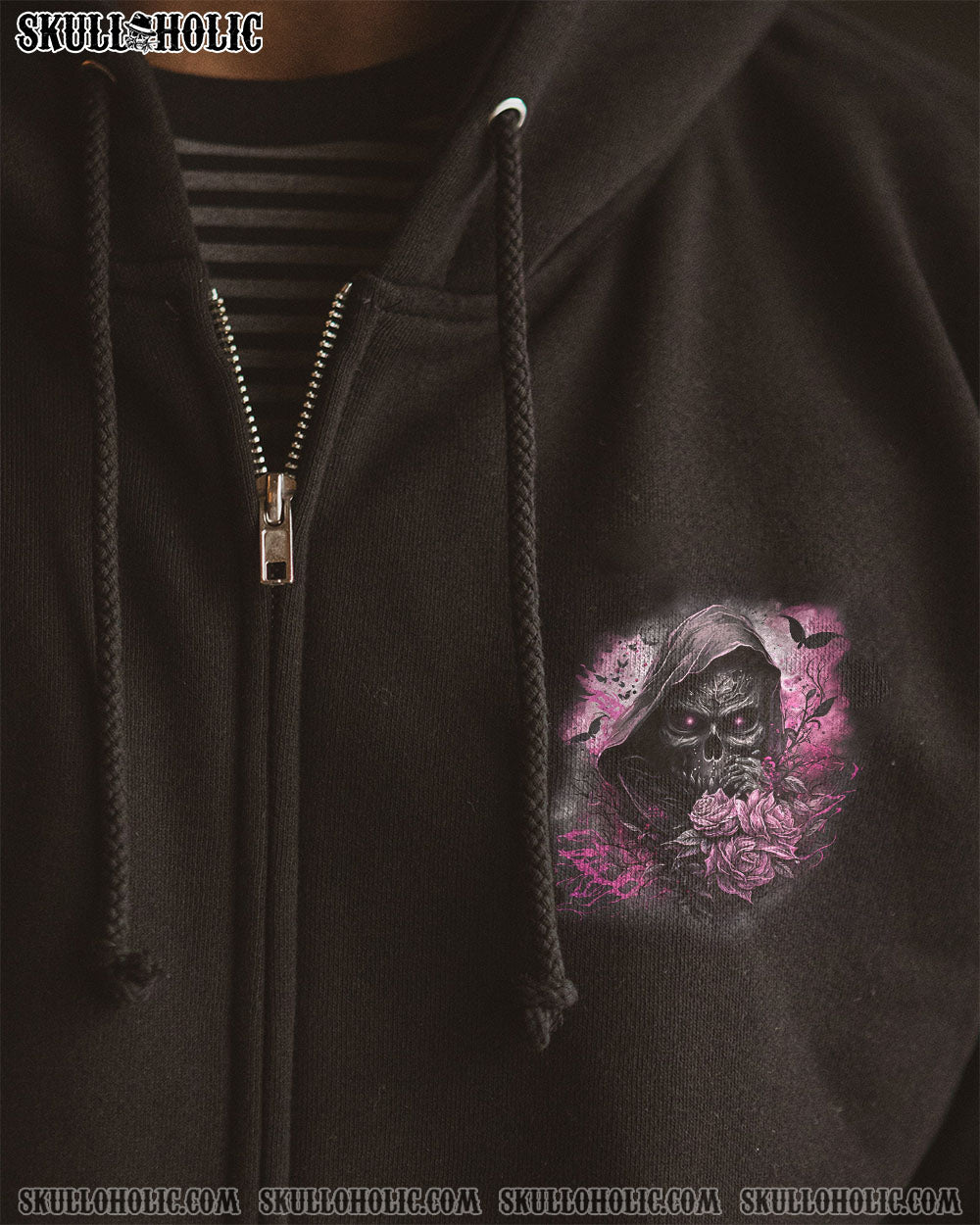 I TRY TO AVOID DRAMA REAPER ROSE ALL OVER PRINT – TLNZ1402233
