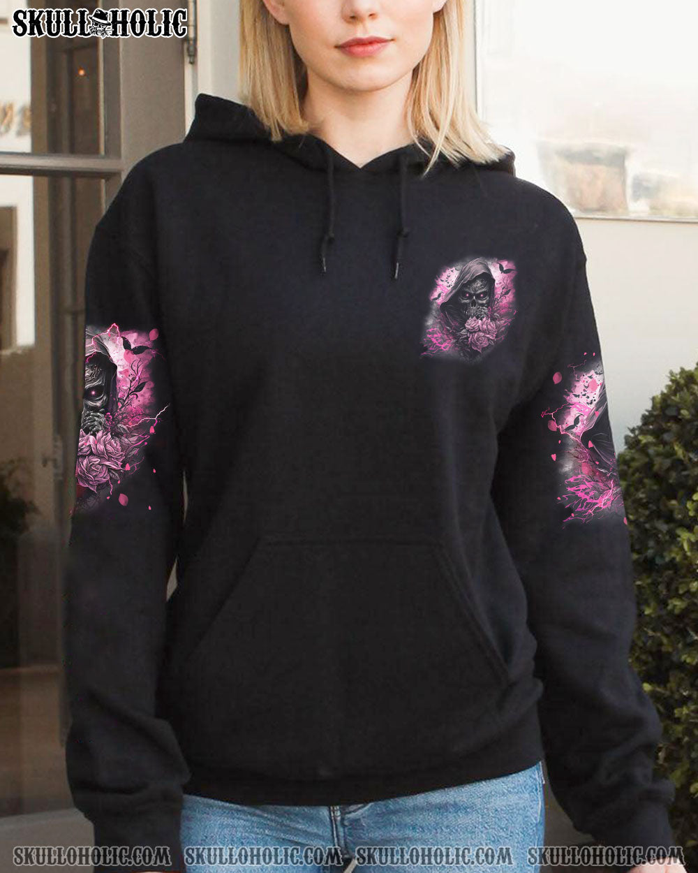 I TRY TO AVOID DRAMA REAPER ROSE ALL OVER PRINT – TLNZ1402233