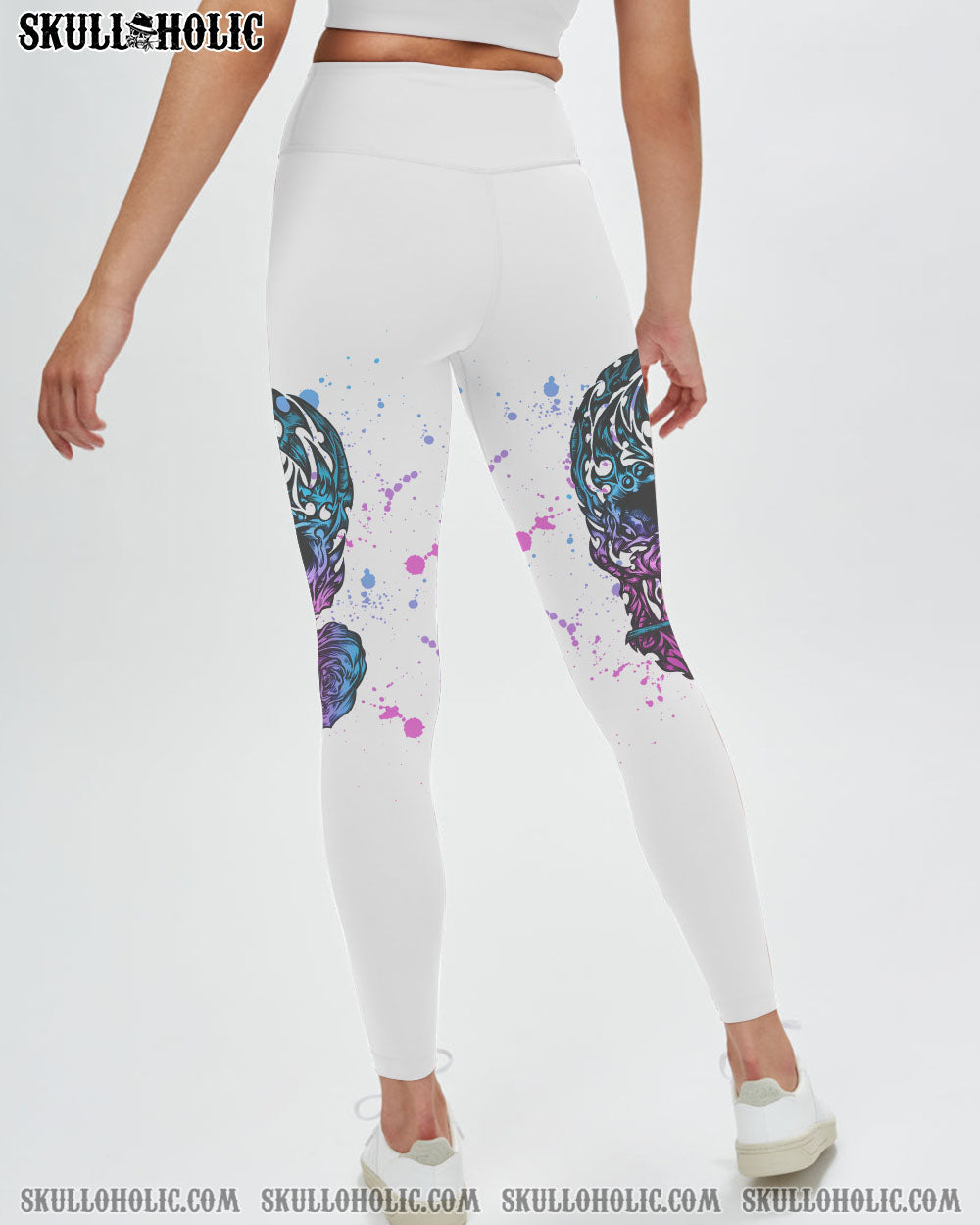 I TRY TO AVOID DRAMA TATTOOED SKULL ALL OVER PRINT – TLNZ0612223