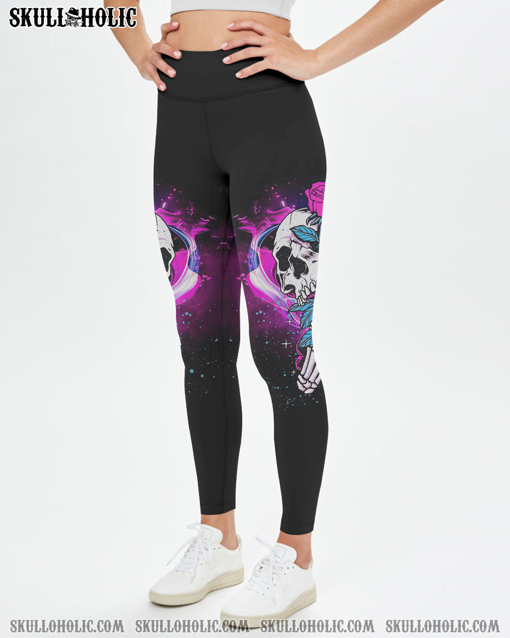 I TRY TO AVOID DRAMA TATTOOED SKULL ALL OVER PRINT – TLNZ1912223