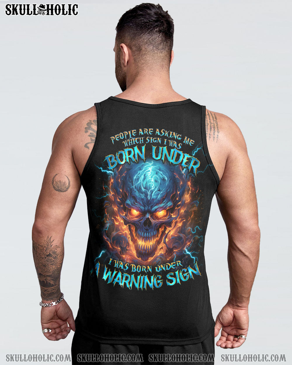 I WAS BORN UNDER A WARNING SIGN ALL OVER PRINT – TLNO0804242