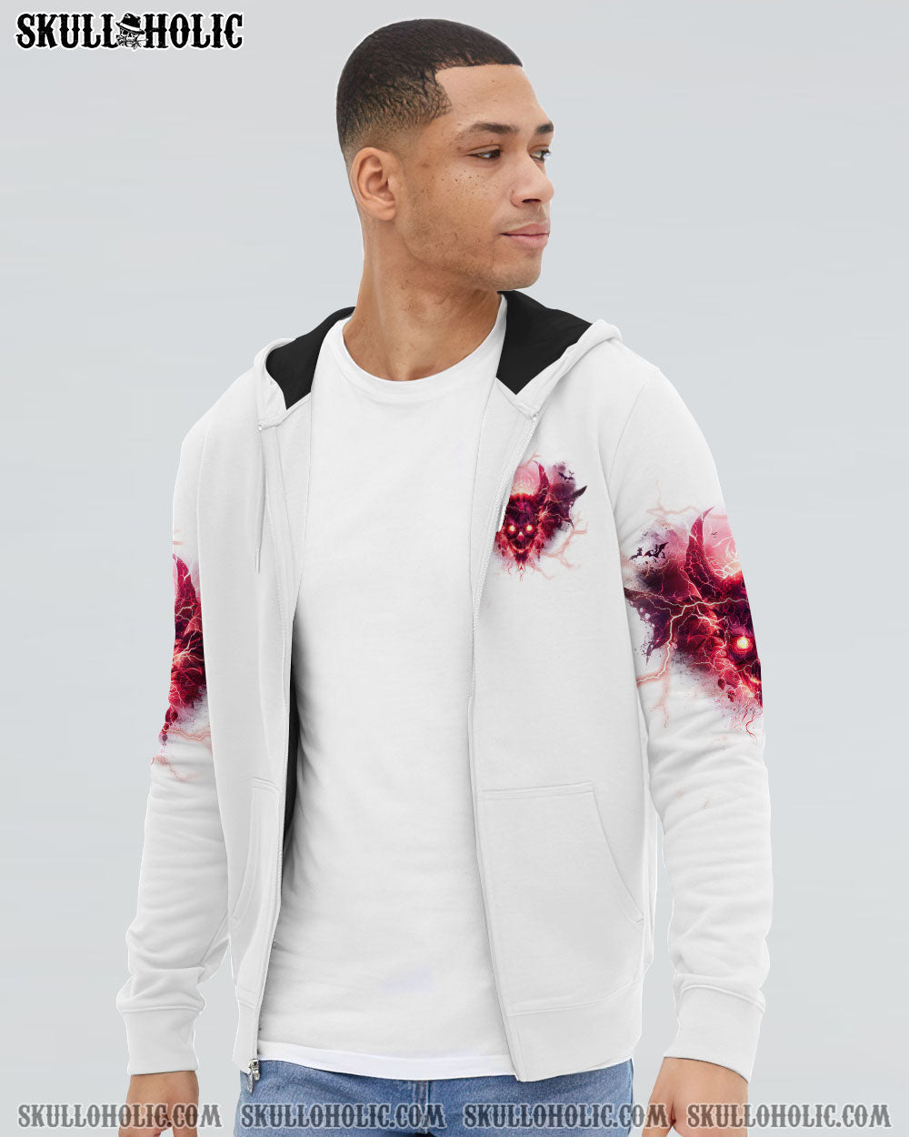 I WAS BORN UNDER A WARNING SIGN DEMON SKULL ALL OVER PRINT – TLPQ0104243