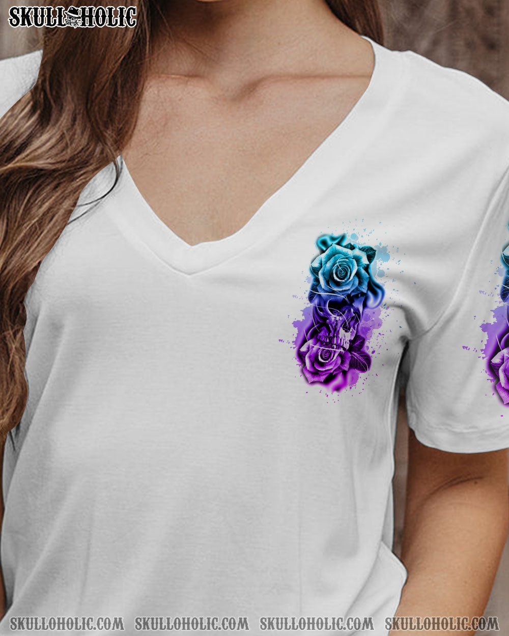 I WISH PEOPLE SKULL ROSE ALL OVER PRINT – YHHN2712223