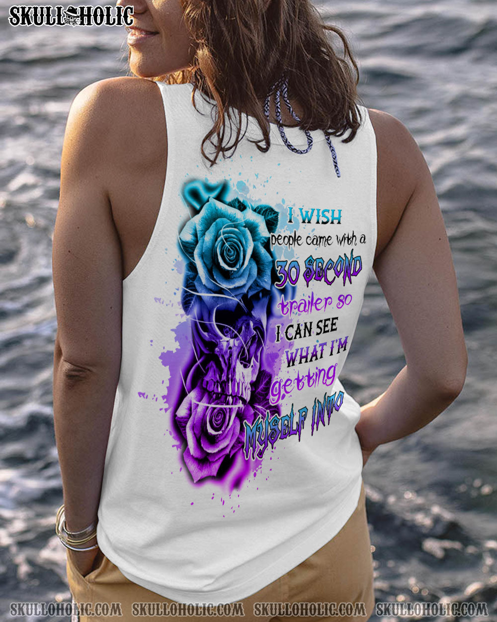 I WISH PEOPLE SKULL ROSE ALL OVER PRINT – YHHN2712223