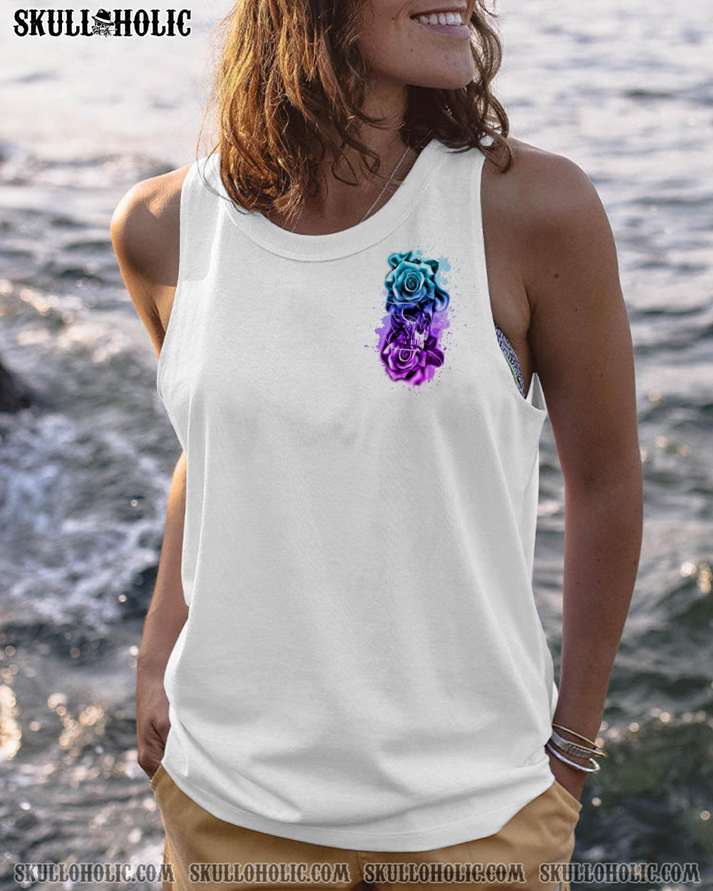 I WISH PEOPLE SKULL ROSE ALL OVER PRINT – YHHN2712223