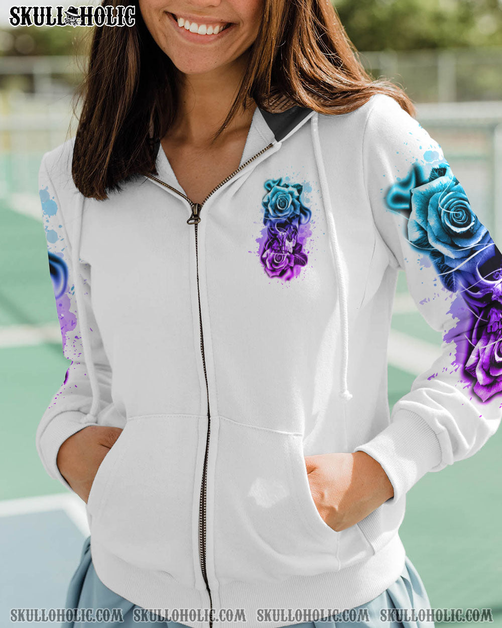 I WISH PEOPLE SKULL ROSE ALL OVER PRINT – YHHN2712223