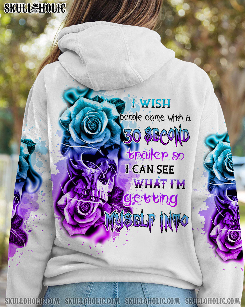 I WISH PEOPLE SKULL ROSE ALL OVER PRINT – YHHN2712223