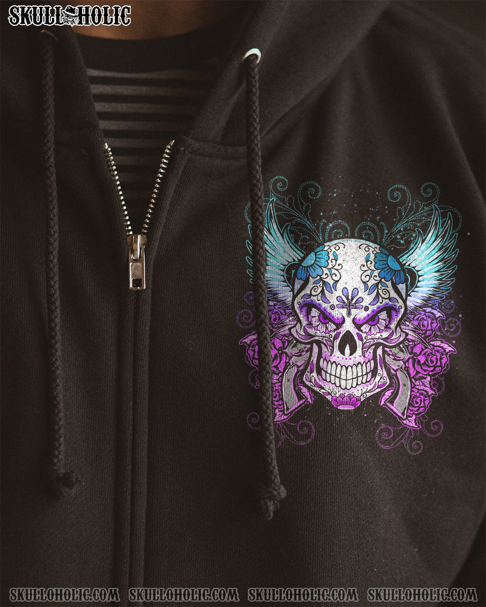 I WOKE UP TODAY SKULL ROSE ALL OVER PRINT – YHHN3101232