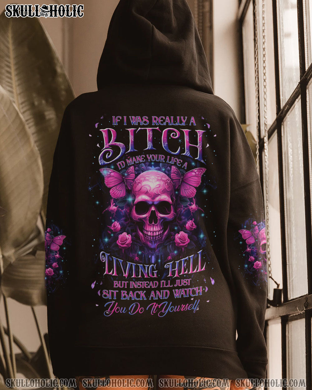 IF I WAS REALLY A B SKULL ALL OVER PRINT – YHKD0911233