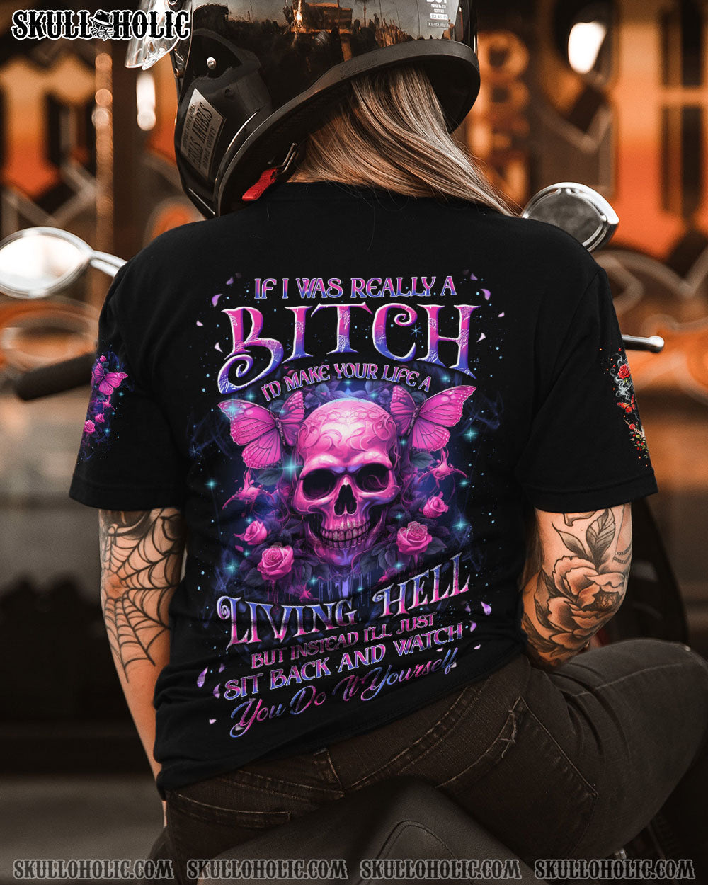 IF I WAS REALLY A B SKULL ALL OVER PRINT – YHKD0911233